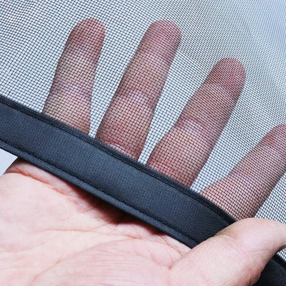 Magnetic Screen Door with Auto Close Panels and Polyester Mesh, Custom Fit