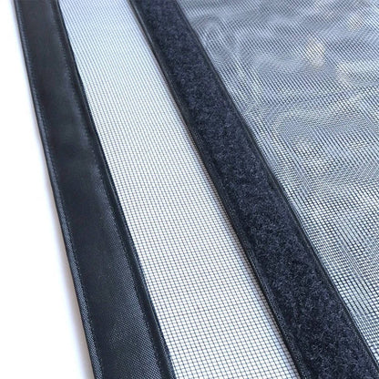 Magnetic Screen Door with Auto Close Panels and Polyester Mesh, Custom Fit