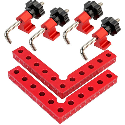 Wood Corner Clamp 90 Degree with Laser Markings and Aluminum Construction