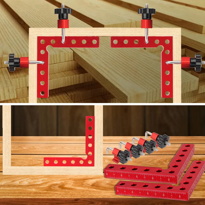 Wood Corner Clamp 90 Degree with Laser Markings and Aluminum Construction