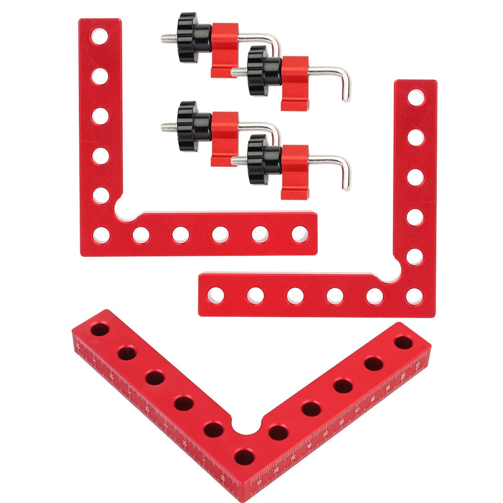 Wood Corner Clamp 90 Degree with Laser Markings and Aluminum Construction