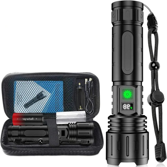 High-Power Rechargeable LED Flashlight