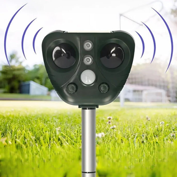 Ultrasonic Bird Repeller, Solar Powered Repeller for Birds