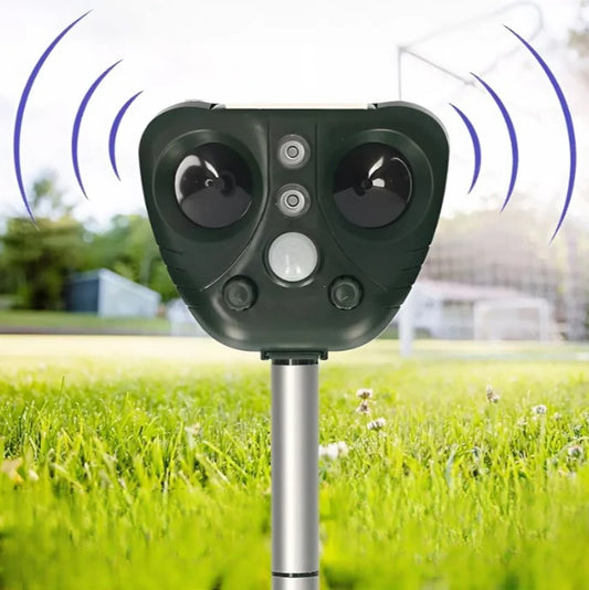 Ultrasonic Bird Repeller, Solar Powered Repeller for Birds