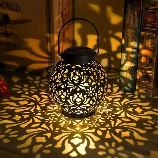 Solar LED Pendant Light with Wireless Remote and Adjustable Brightness, Water-Resistant