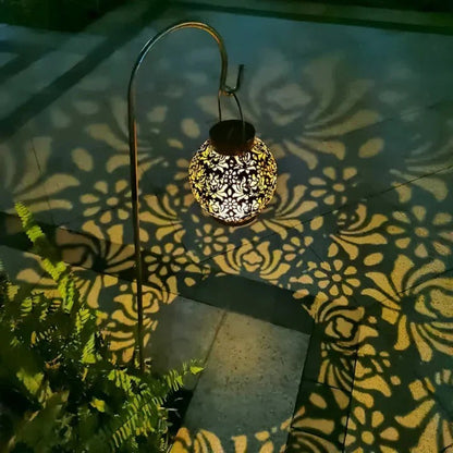 Solar LED Pendant Light with Wireless Remote and Adjustable Brightness, Water-Resistant