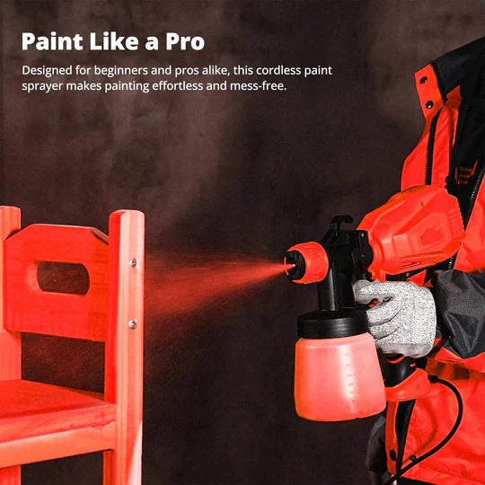 Portable Cordless Paint Sprayer for DIY and Professional Use