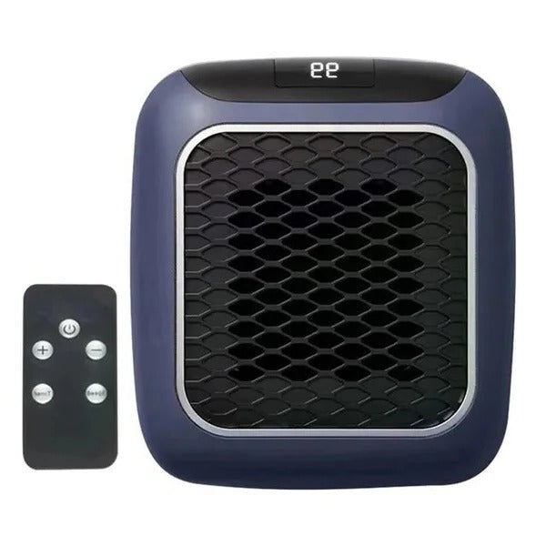 800W Ceramic Electric Heater with Digital Thermostat and 12-Hour Timer