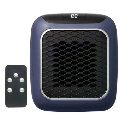 800W Ceramic Electric Heater with Digital Thermostat and 12-Hour Timer
