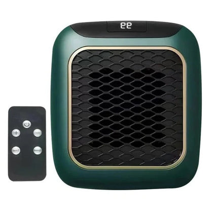 800W Ceramic Electric Heater with Digital Thermostat and 12-Hour Timer