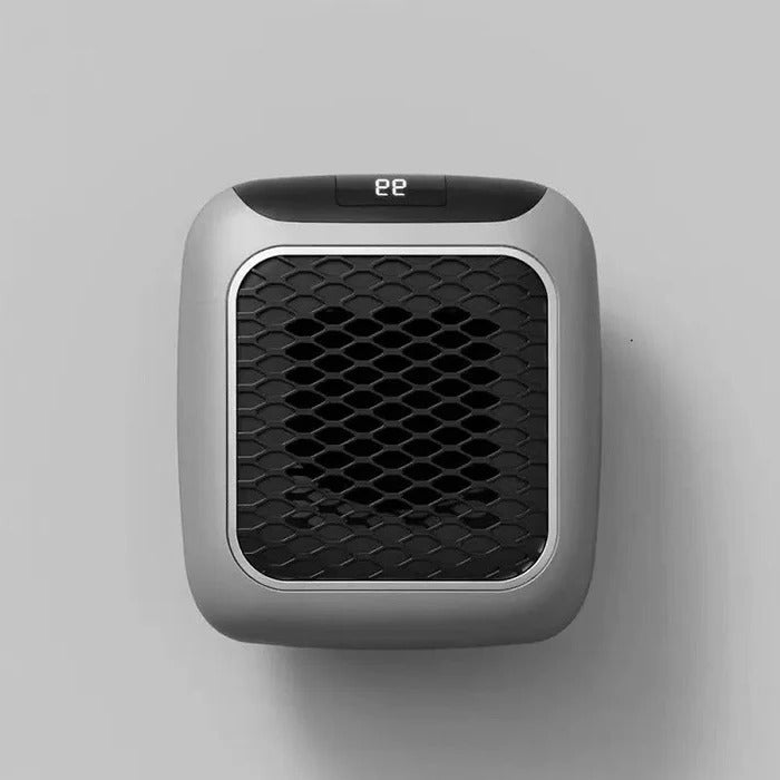 800W Ceramic Electric Heater with Digital Thermostat and 12-Hour Timer