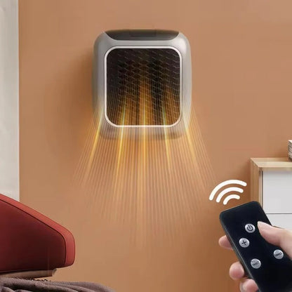 800W Ceramic Electric Heater with Digital Thermostat and 12-Hour Timer