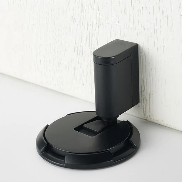 Adjustable Door Stopper with Zinc Alloy Construction and Dual Mounting Options