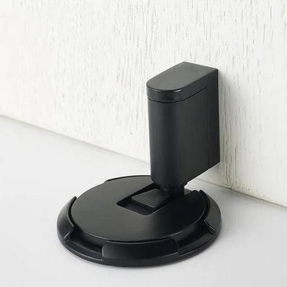 Adjustable Door Stopper with Zinc Alloy Construction and Dual Mounting Options