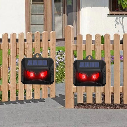 Solar Powered Ultrasonic Animal Repellent, Set of 2