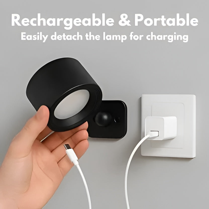 Adjustable LED Wall Light with Touch Control and 3 Color Temperatures