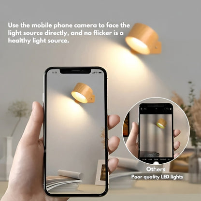 Adjustable LED Wall Light with Touch Control and 3 Color Temperatures