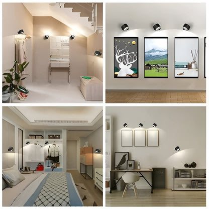 Adjustable LED Wall Light with Touch Control and 3 Color Temperatures