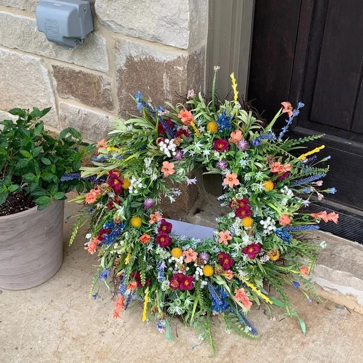 Texas Wildflower Wreath