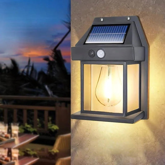 2 Set Outdoor Solar Wall Lamp