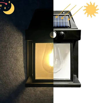 2 Set Outdoor Solar Wall Lamp