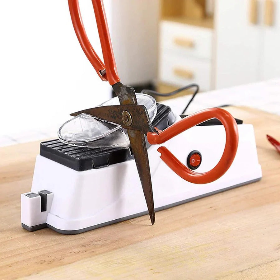Electric Knife Sharpener, USB Rechargeable Cordless Design