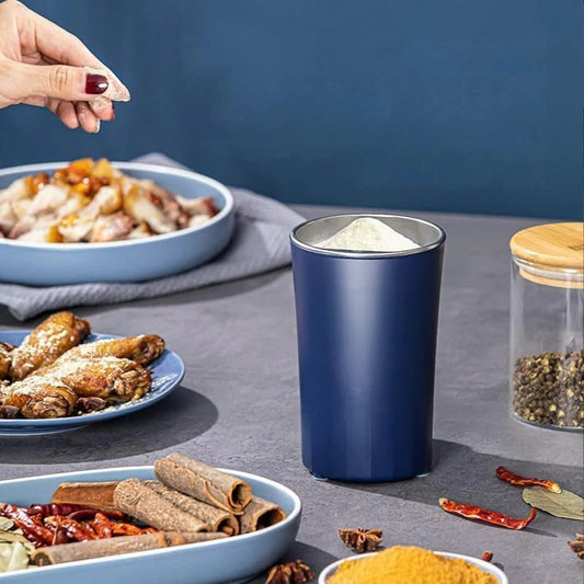 Electric Mini Grinder, Compact Countertop Design with Stainless Steel Blades