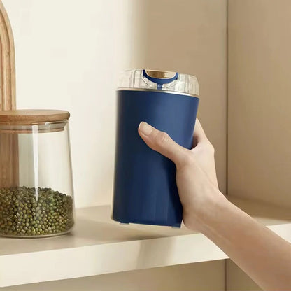Electric Mini Grinder, Compact Countertop Design with Stainless Steel Blades