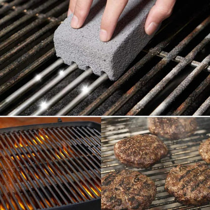 Heavy-Duty Pumice Stone BBQ Cleaning Brick