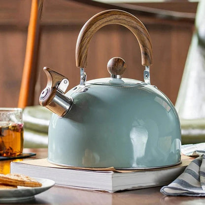 Whistling Tea Kettle with Heat Resistant Handle