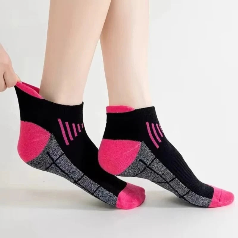 Breathable Low Cut Athletic Socks for Men and Women, 6 Pairs
