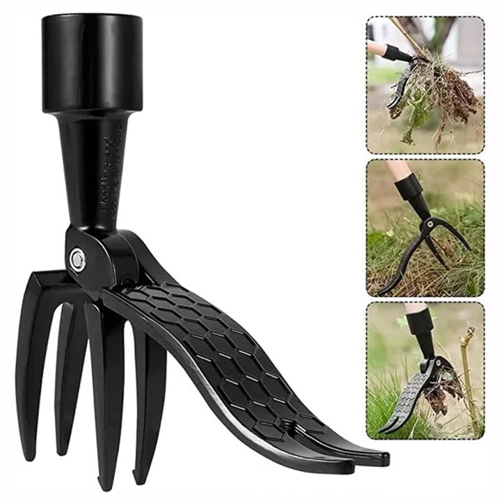 Standing Weed Puller with Detachable Design and Stainless Steel Tip