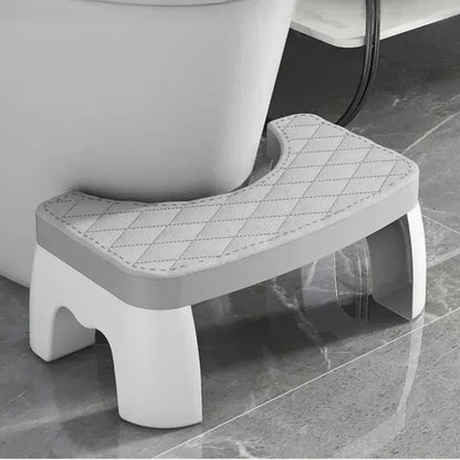 Bathroom Posture Stool with Non-Slip Textured Base and Compact Design