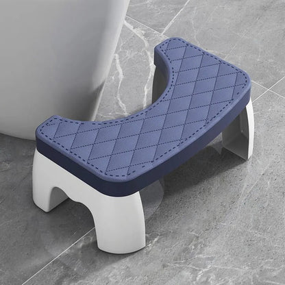 Bathroom Posture Stool with Non-Slip Textured Base and Compact Design