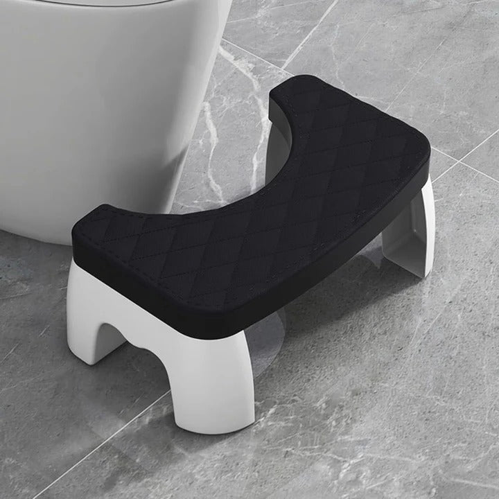 Bathroom Posture Stool with Non-Slip Textured Base and Compact Design