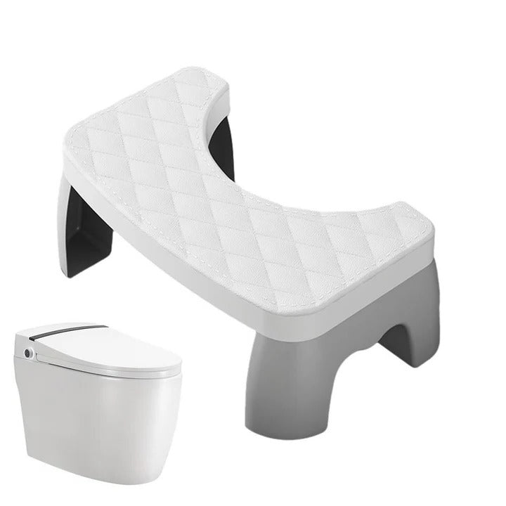 Bathroom Posture Stool with Non-Slip Textured Base and Compact Design