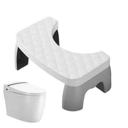 Bathroom Posture Stool with Non-Slip Textured Base and Compact Design