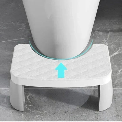 Bathroom Posture Stool with Non-Slip Textured Base and Compact Design