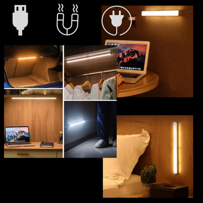 Motion Sensor LED Light with USB Rechargeable Battery and 120-Degree Detection
