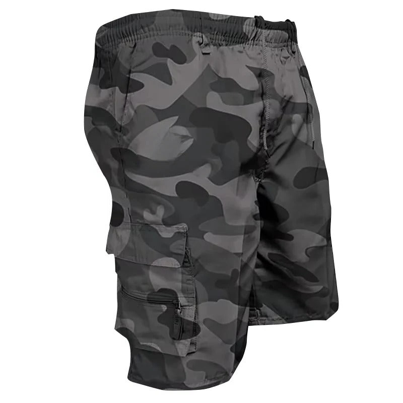 Men’s Multi‑Pocket Cargo Shorts