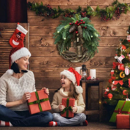 Rustic Farmhouse Christmas Wreath With Natural Accents