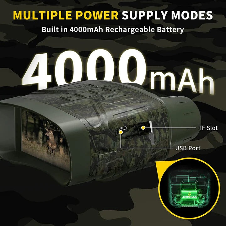 Long Range Night Vision Binoculars Infrared Enhanced