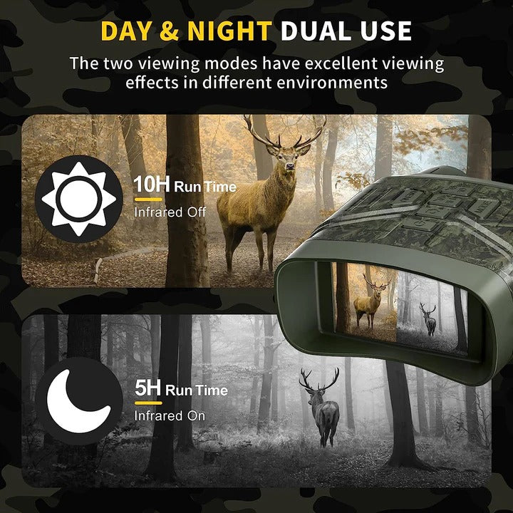 Long Range Night Vision Binoculars Infrared Enhanced