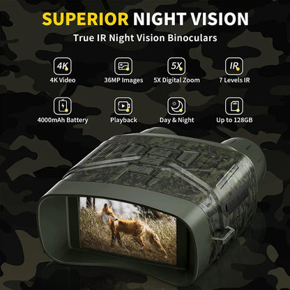 Long Range Night Vision Binoculars Infrared Enhanced