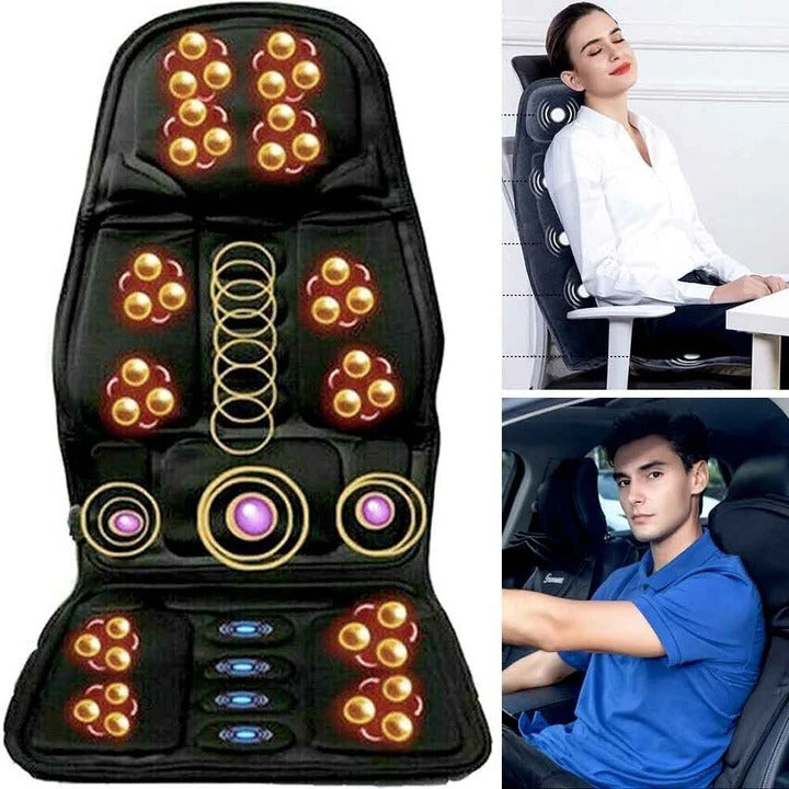 Electric Massage Seat Cushion With Soothing Heat For Home Car Office