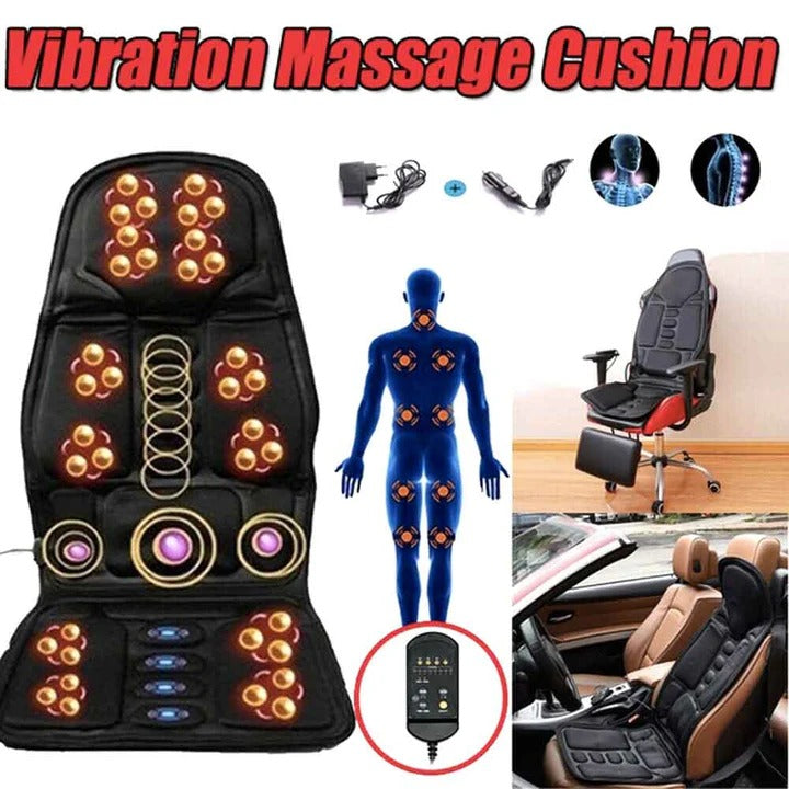 Electric Massage Seat Cushion With Soothing Heat For Home Car Office