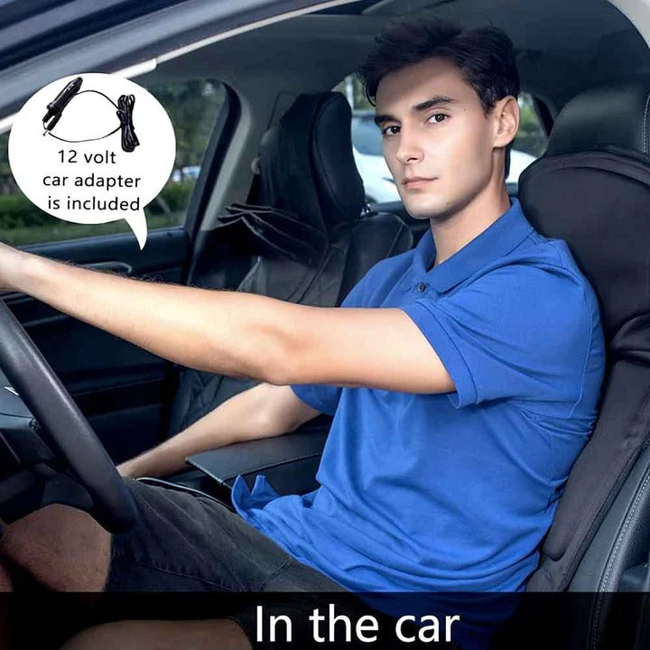 Electric Massage Seat Cushion With Soothing Heat For Home Car Office