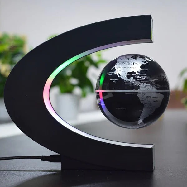 Magnetic Levitation Globe with LED Lighting and Rotating Display