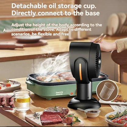 Rechargeable Desktop Air Purifier with Negative Ion Technology and Adjustable Angle