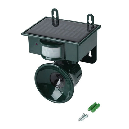 Solar Powered Motion Activated Outdoor Bird Deterrent Device